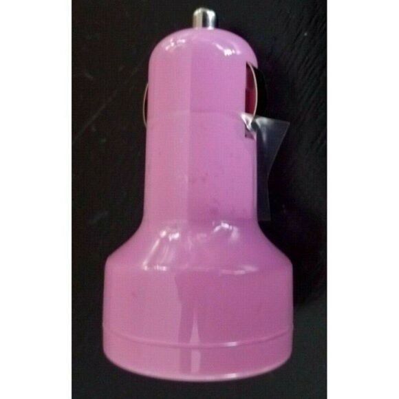 USB Car Charger by Heyday 2-Port Pink 2.1A Tablet & 1A Phone - Picture 7 of 7